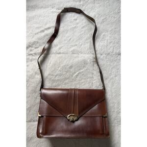 Gorgeous Vintage Crossbody Shoulder Bag Purse Leather